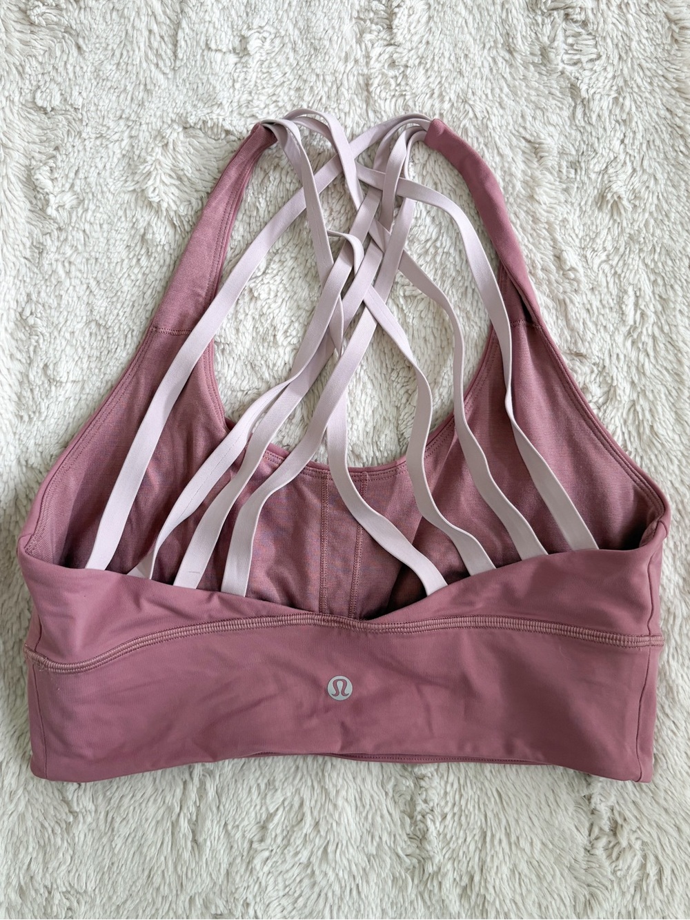 Lululemon Free To Be Moved Sports Bra Pink Size 8 - Picture 5 of 6